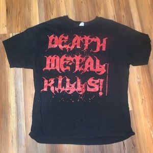 Death Metal Kills Rock Tee